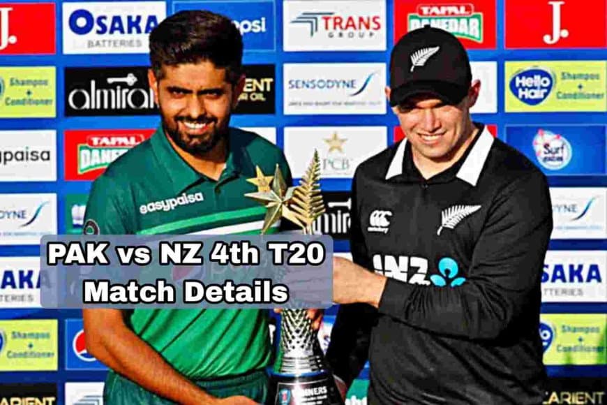 PAK vs NZ 4th T20I Dream11 Prediction, Playing XI, Pitch Report For 4th T20I