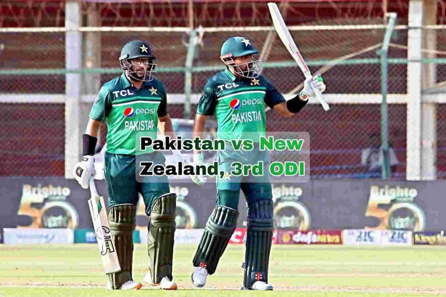 PAK vs NZ 3rd ODI Live Score: Batting first, Pakistan scored 287 runs in 50 overs