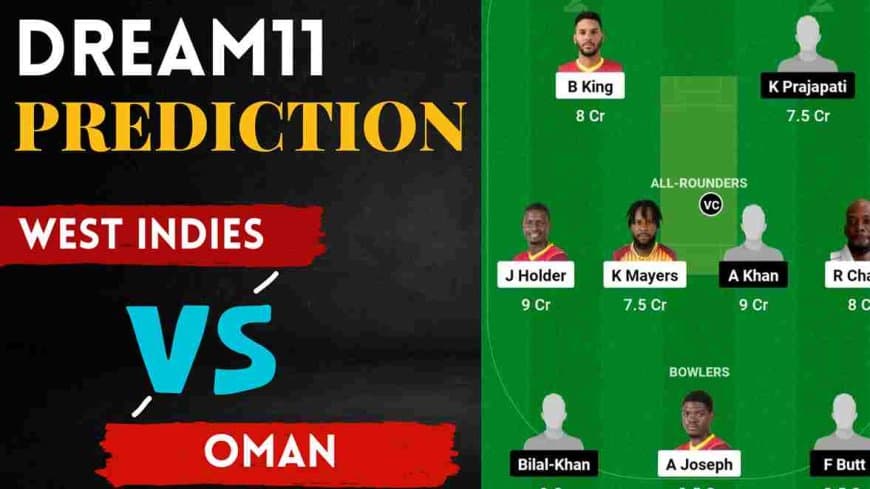 WI vs OMA Dream11 Prediction Today Match, Harare Sports Club Pitch Report | ICC World Cup Qualifiers 2023 West Indies vs Oman Dream11 Team