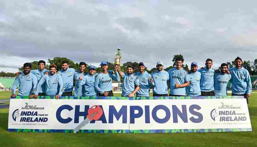 IND vs IRE 2023: India won the series by 2-0 after the Third T20I match was called off due to the rain