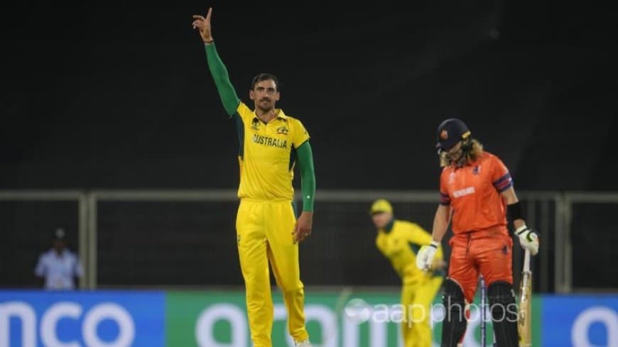 World Cup 2023: Watch - Mitchell Starc take hat-trick against Netherlands in the Warm-up Match