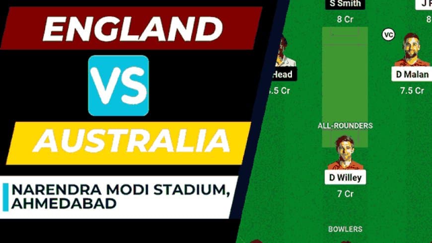 ENG vs AUS Dream11 Prediction ODI World Cup 2023 | England vs Australia Dream11 Team, Narendra Modi Stadium Ahmedabad Pitch Report