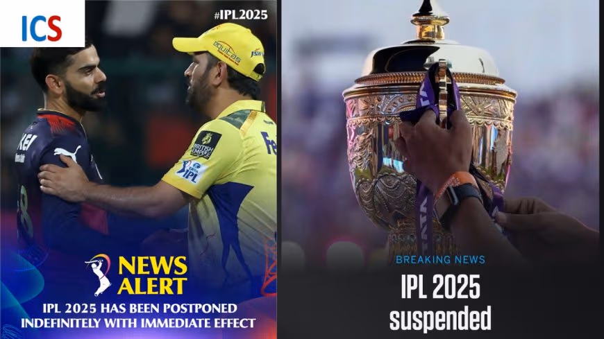 IPL 2025 stopped indefinitely amid rising tensions between India and Pakistan