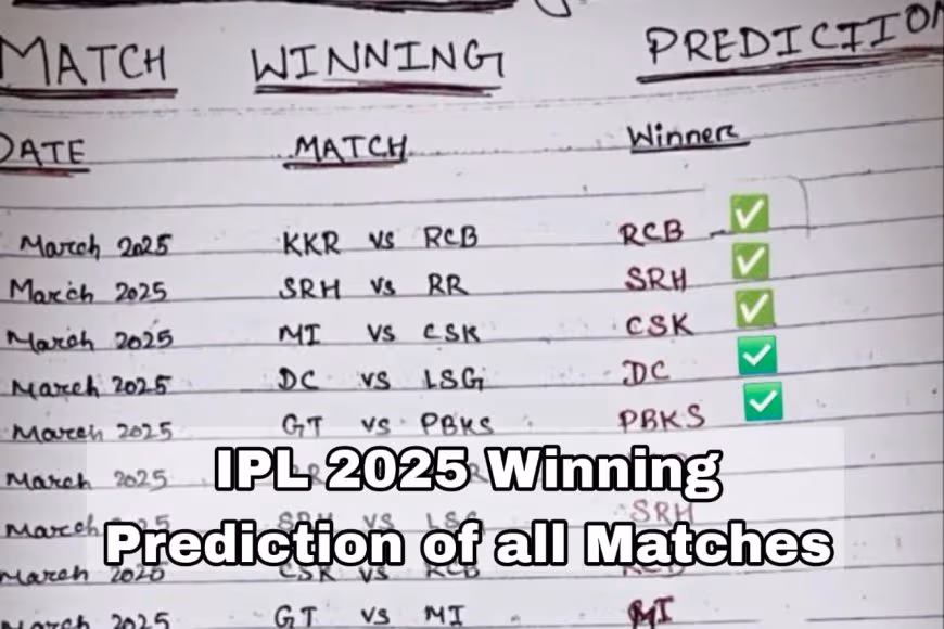 Mind-Blowing IPL 2025 Predictions Go Viral—5/5 Right! Who Wins KKR vs RR Today?