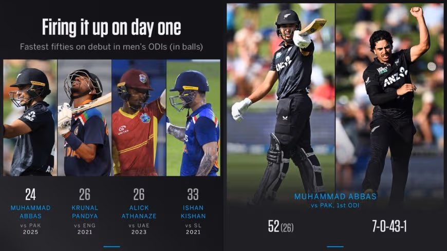 PAK vs NZ: Muhammad Abbas of New Zealand surpasses India's Krunal Pandya and creates this massive record