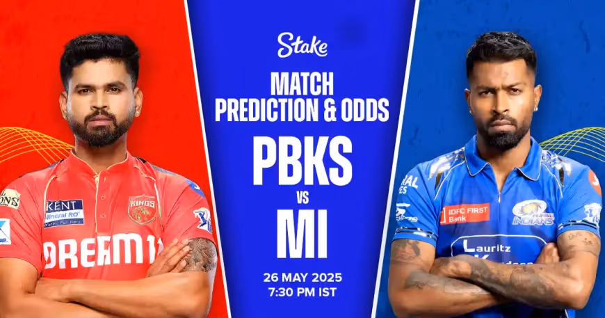 IPL 2025 MI vs PBKS Match Prediction: Who will win today's match? MI or PBKS face off for a top 2 finish