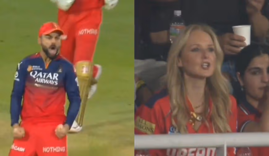 Watch: PBKS’ fan abused Virat Kohli after RCB batter aggressively celebrates a wicket during Qualifier 1 of IPL 2025