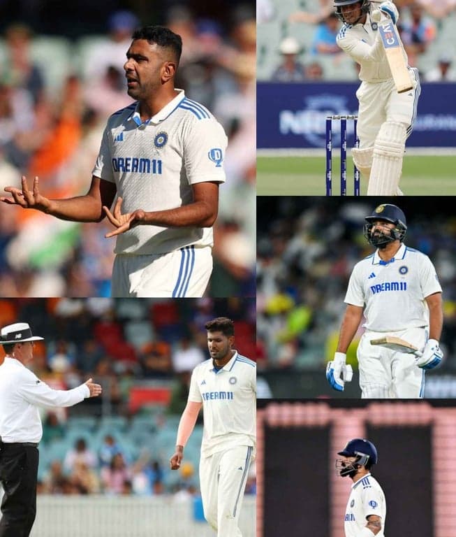 IND vs AUS: 5 Players who are responsible for India's crushing defeat in Adelaide, all of them underperformed