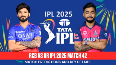 Image for IPL 2025 RCB vs RR Match Prediction: Who will win today’s match? RCB look to break Chinnaswamy jinx with out-of-form Rajasthan Royals