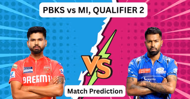 Image for IPL 2025 MI vs PBKS Qualifier 2 Prediction: Will PBKS make it to their second IPL final or MI advance in search of 6th IPL title?