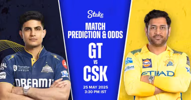 Image for IPL 2025 GT vs CSK Match Prediction: Who will win today's match? Titans might end up playing Eliminator if CSK crash their top 2 hopes at Ahmedabad
