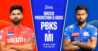 Image for IPL 2025 MI vs PBKS Match Prediction: Who will win today's match? MI or PBKS face off for a top 2 finish