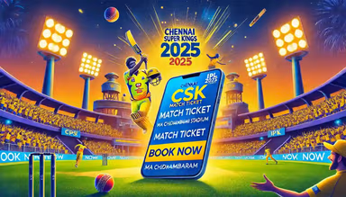 Image for IPL 2025: How to Book Chennai Super Kings (CSK) Match Tickets Online