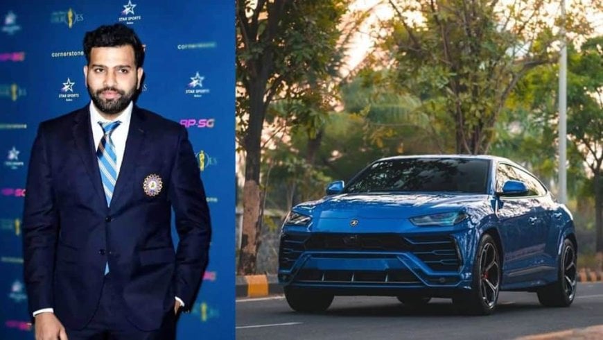 Rohit Sharma buys brand new Lamborghini Urus worth INR 3.10 Crores