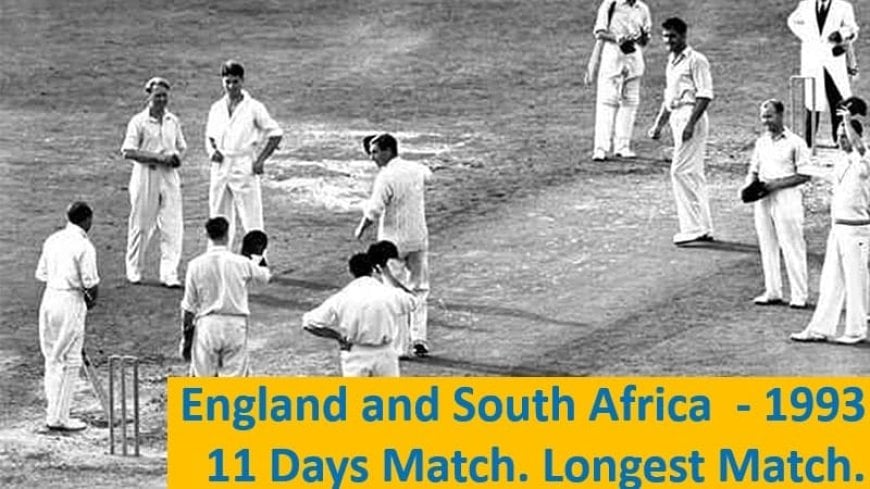 The Longest Cricket Match In History