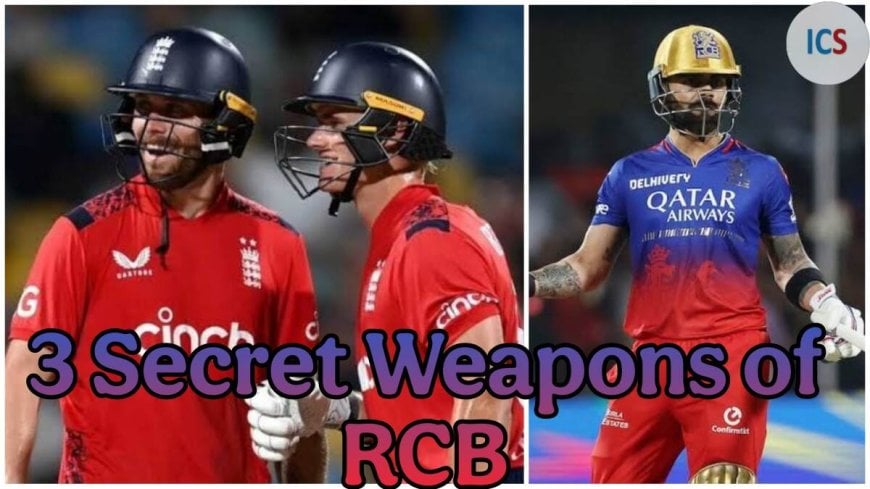 RCB’s Secret Weapons for IPL 2025: 3 Game-Changing New Stars in Royal Challengers Bengaluru