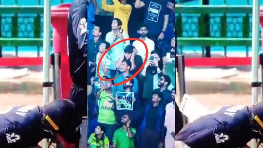 Watch: NZ players and fans hide themselves as aeroplanes fly over Karachi Stadium during the 2025 ICC Champions Trophy opener