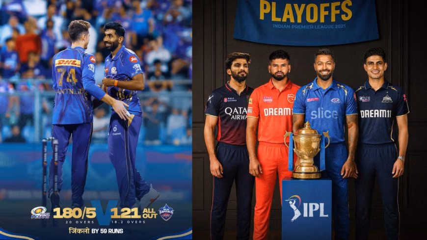 IPL 2025: Mumbai Indians qualify for the Playoffs as they secure a dominant win over Delhi Capitals