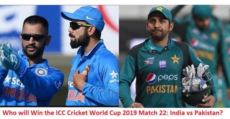 India vs Pakistan World Cup 2019