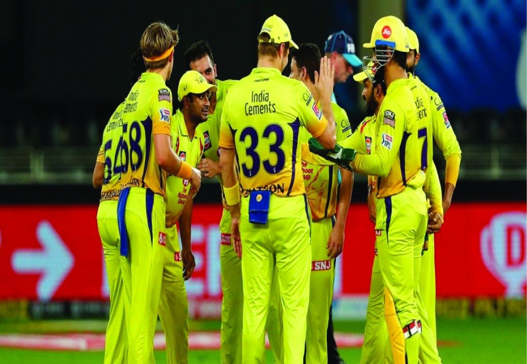 Chennai Super Kings Celebrating Wicket (CSK)