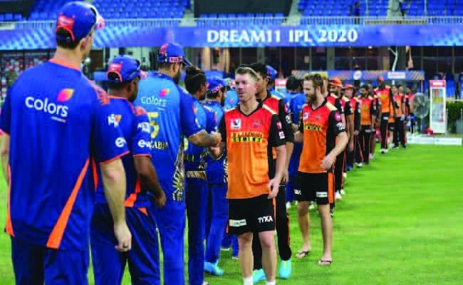 Mumbai Indians and Sunrisers Hyderabad(MI vs SRH) after a match