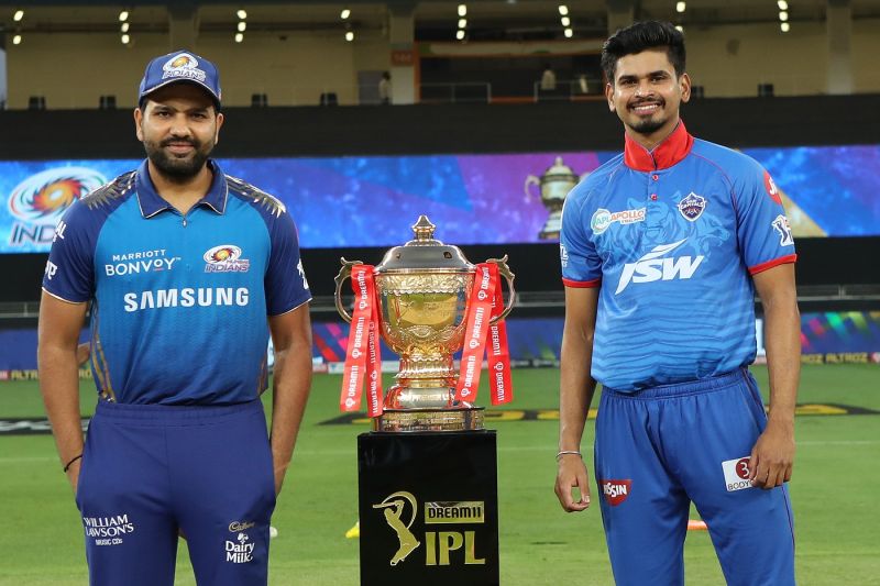 Rohit Sharma and Shreyas Iyer in IPL 2020 Final | Image: IPL