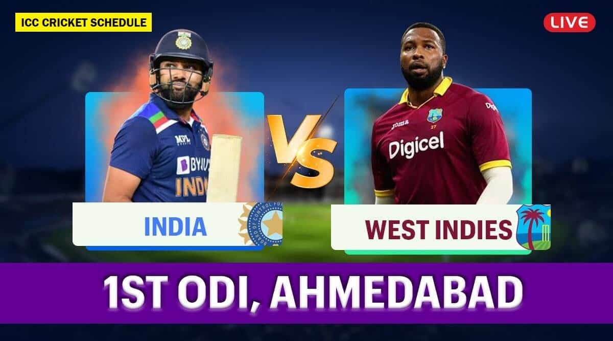 India Vs West Indies Live Cricket Score, 1st ODI Match Updates India
