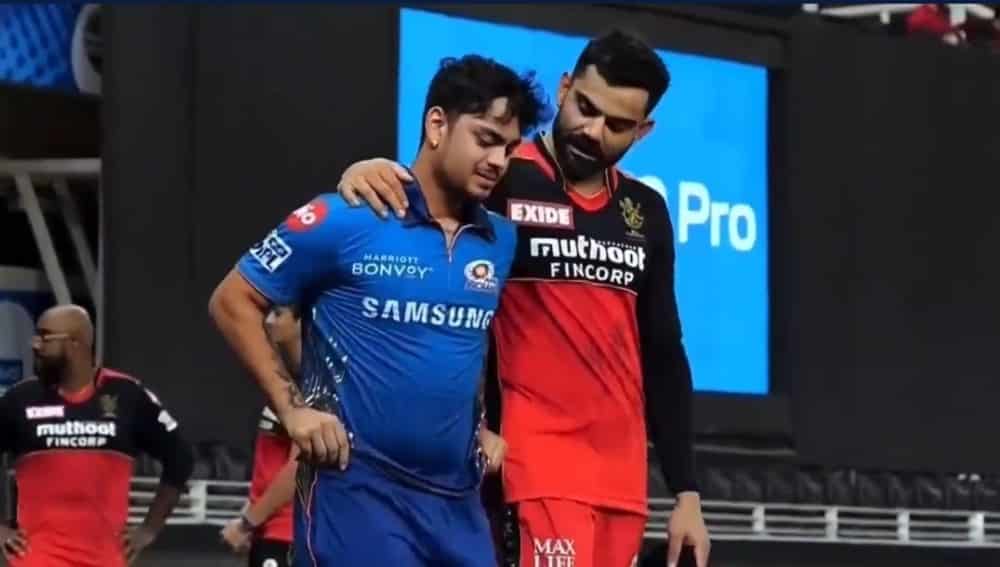 Virat Kohli Ishan Kishan IPL 2021 RCB vs MI 1