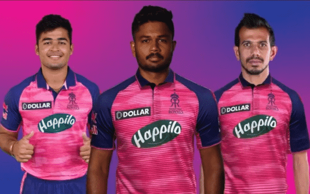 Riyan Parag Yuzvendra Chahal and Sanju Samson