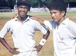 Vinod Kambli and Sachin tendulkar