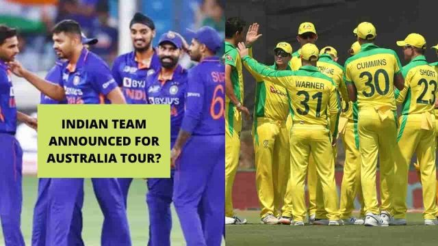 australia team for india tour 2022