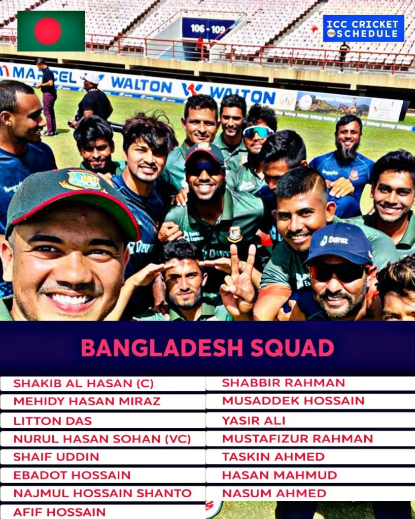 Bangladesh Squad