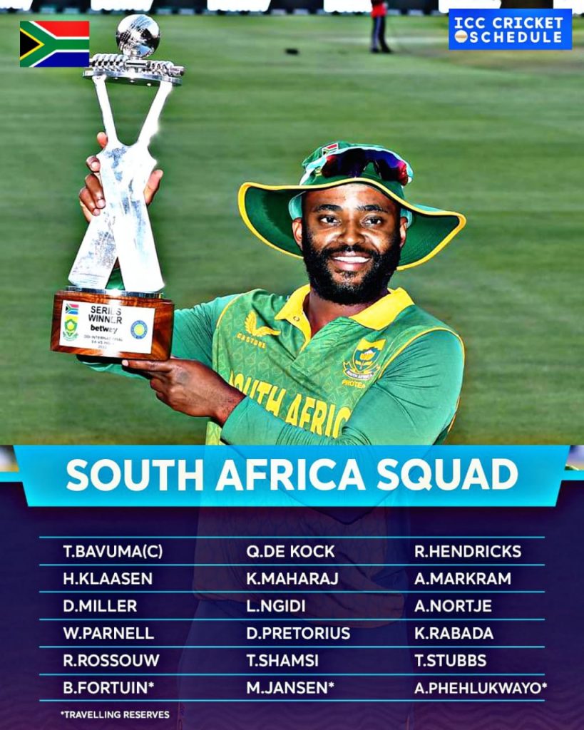 South Africa Squad