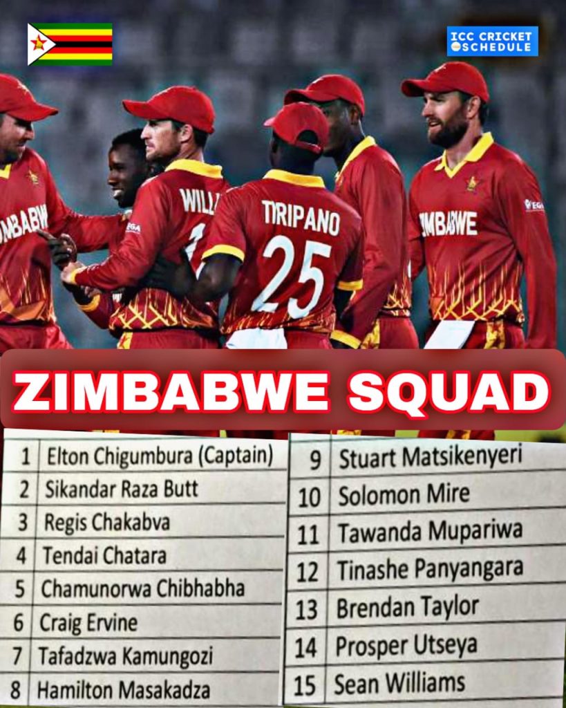 Zimbabwe Squad