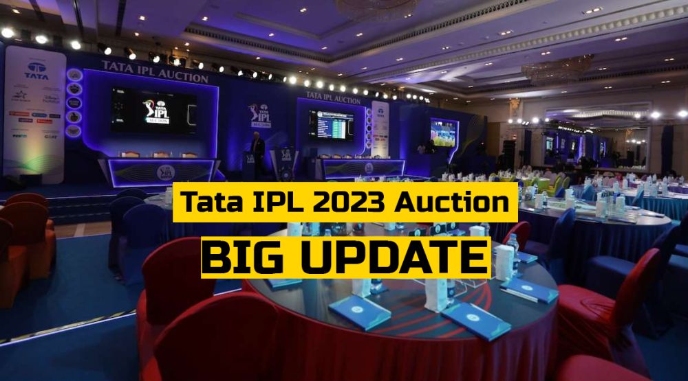 IPL 2023 Auction Update: BCCI sets December 15 as the deadline to register for IPL 2023 Auction