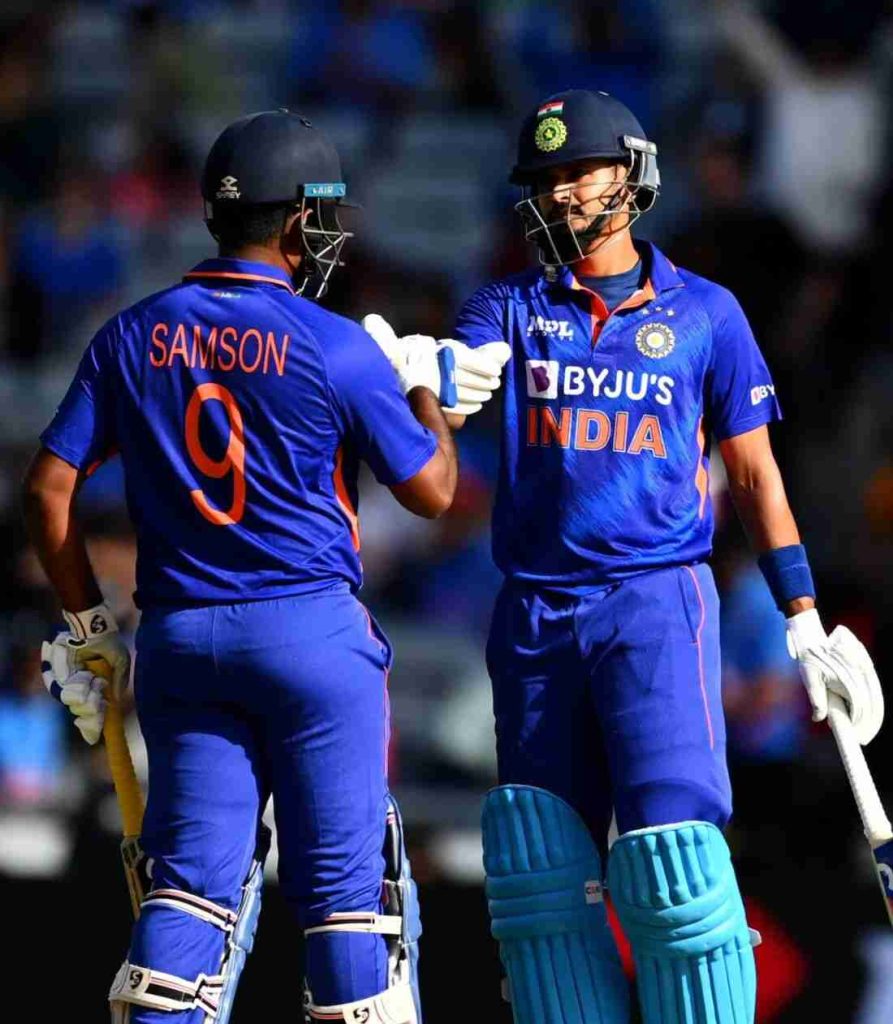 Sanju Samson fans show the wicket-keeper batter support in the FIFA World Cup 2022