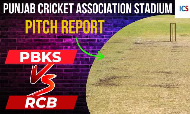 Punjab Cricket Association Stadium Pitch Report