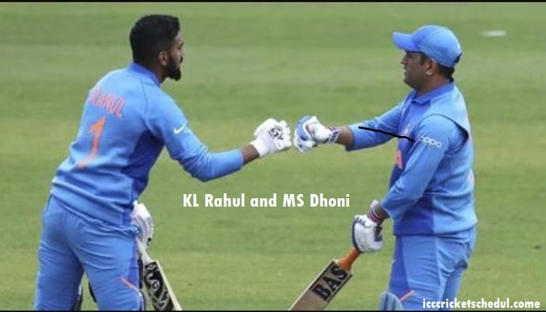 KL Rahul and MS Dhoni