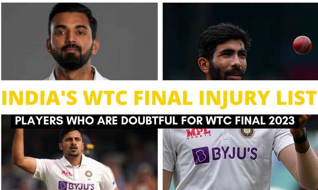 WTC Final 2023: India's WTC Final Injury list