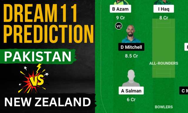 PAK vs NZ Dream11 Prediction