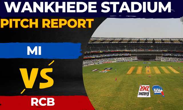 Wankhede Stadium Pitch Report, MI vs RCB