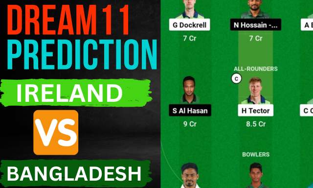 IRE vs BAN Dream11 Prediction, Pitch Report 2023