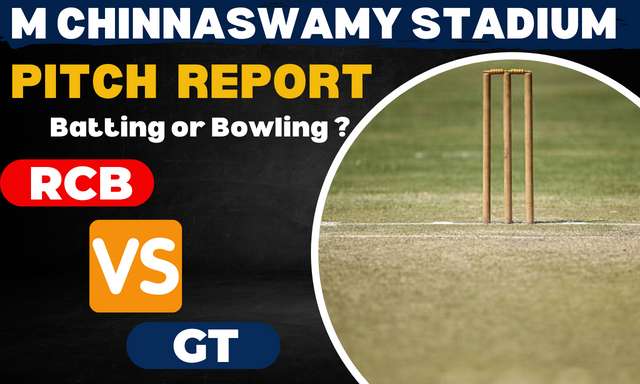 M Chinnaswamy Stadium Pitch Report (Batting or Bowling)