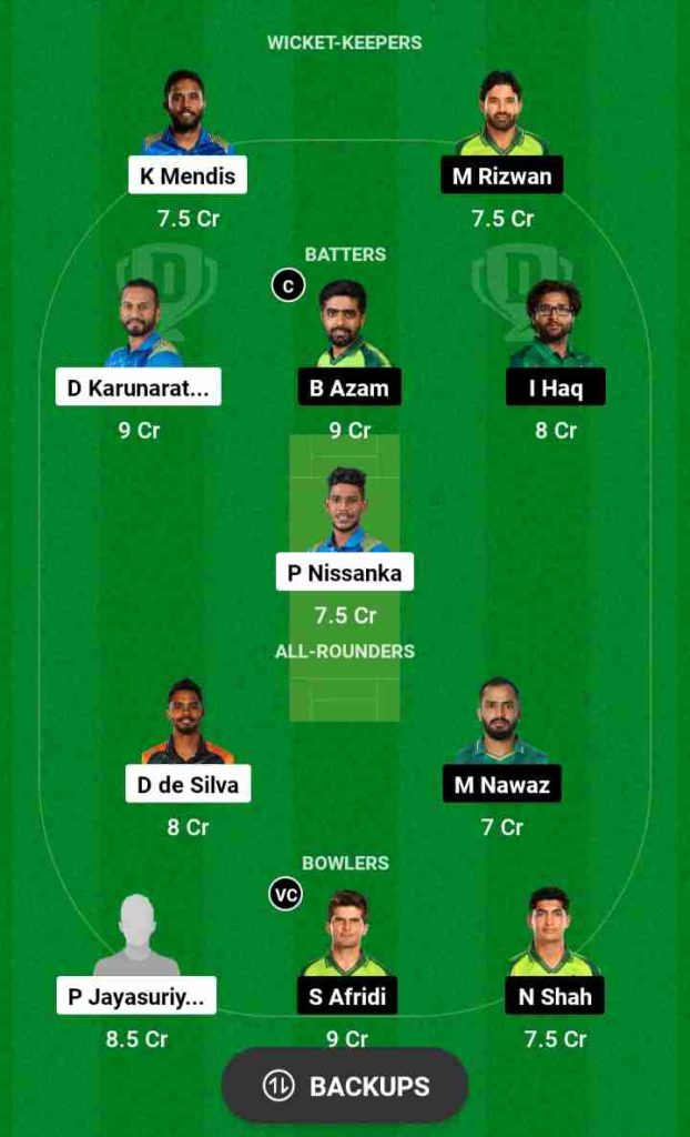 SL vs PAK Dream11 Prediction 2nd Test 2023, Singhalese Sports Club Cricket Ground Pitch Report | Sri Lanka vs Pakistan Dream11 Team