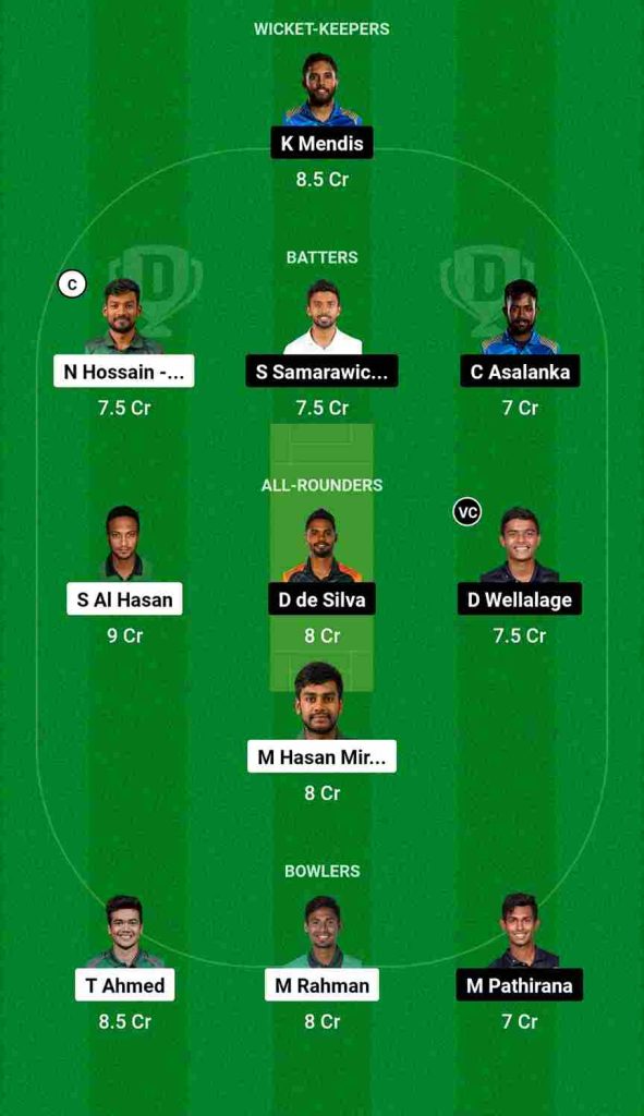 BAN vs SL Dream11 Prediction World Cup Warm-up Match | Bangladesh vs Sri Lanka Dream11 Team, Barsapara Cricket Stadium Guwahati Pitch Report