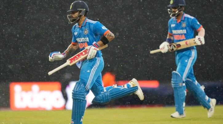 Rain stopped the game, Virat Kohli and Kl Rahul are on crease, Asia Cup 2023
