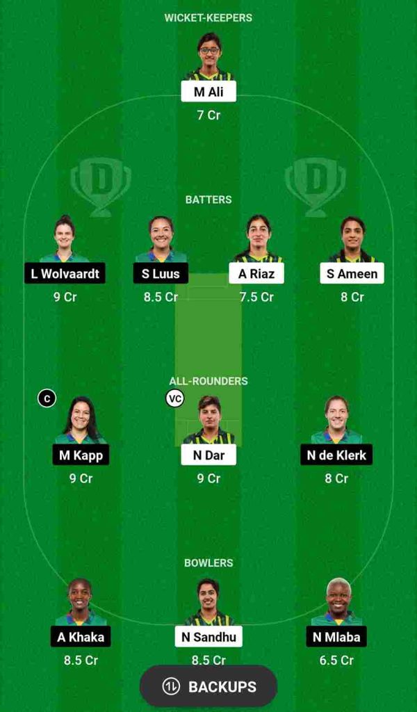 PAK-W vs SA-W Dream11 Prediction 2nd ODI Match | Pakistan Women vs South Africa Women Dream11 Team, National Stadium Karachi Lahore Pitch Report