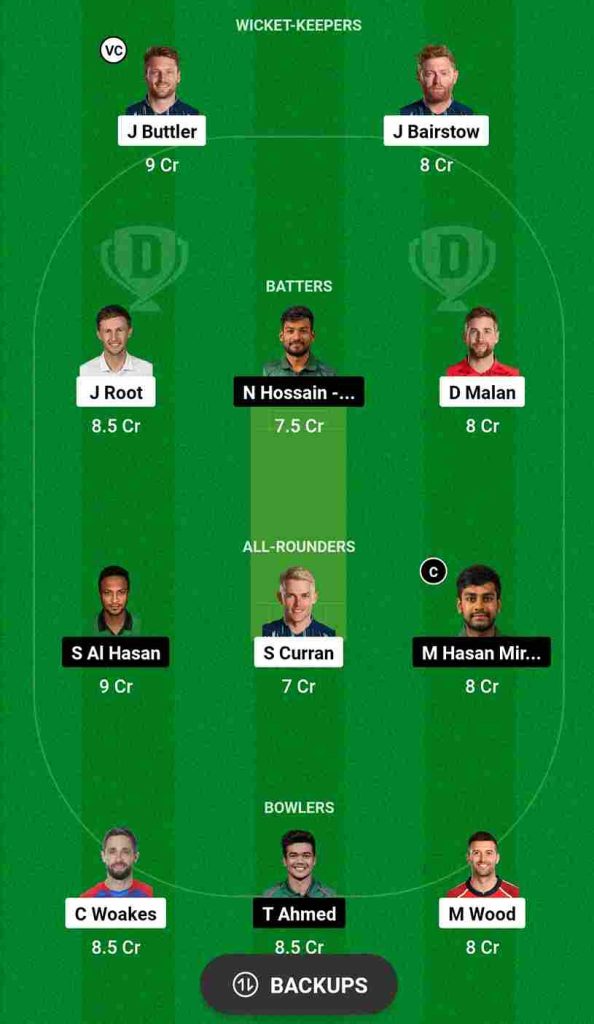 ENG vs BAN Dream11 Prediction 7th Match World Cup 2023 | England vs Bangladesh Dream11 Team, Head To Head Records, Playing XI, Pitch Report