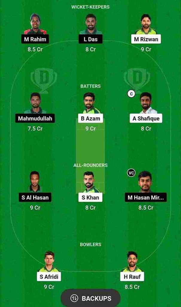 PAK vs BAN Dream11 Prediction World Cup 2023 | Pakistan vs Bangladesh Dream11 Team, Eden Gardens Stadium Kolkata Pitch Report