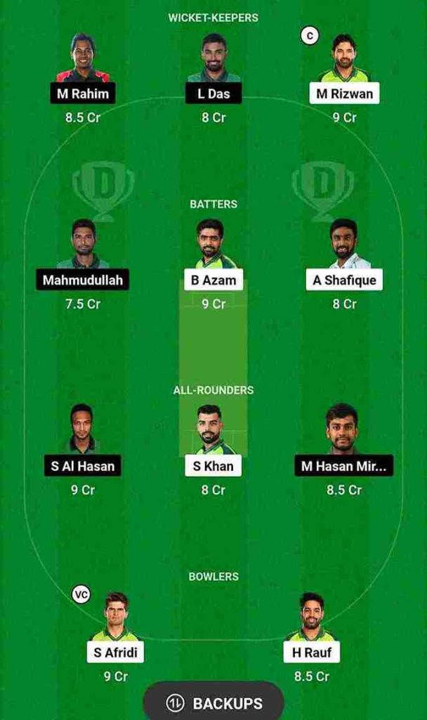 PAK vs BAN Dream11 Prediction World Cup 2023 | Pakistan vs Bangladesh Dream11 Team, Eden Gardens Stadium Kolkata Pitch Report